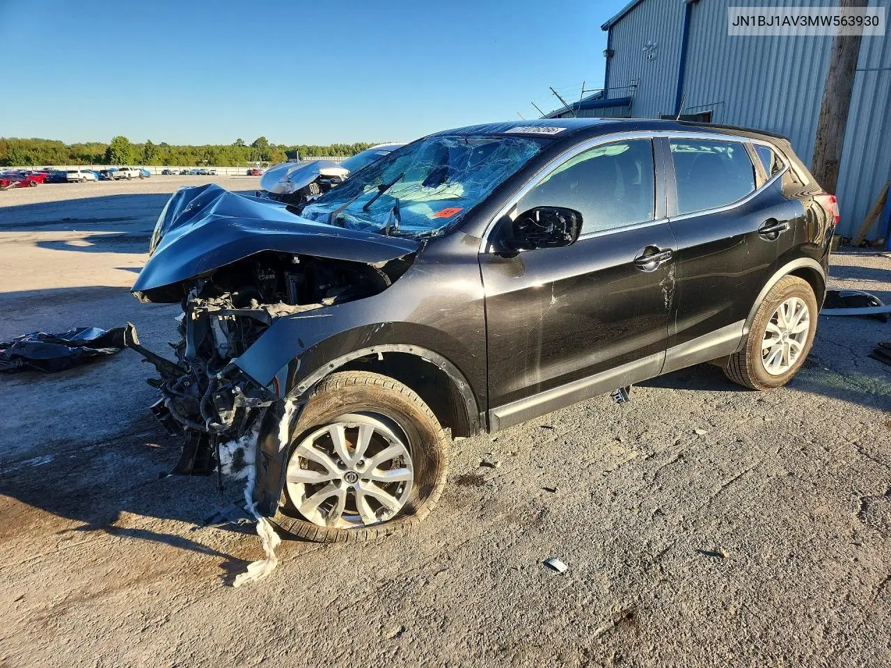 NISSAN QASHQAI 2021, VIN JN1BJ1AV3MW563930