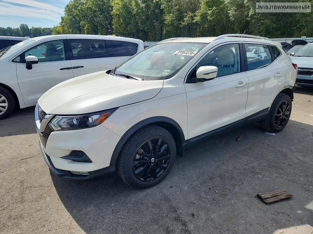 NISSAN QASHQAI 2021, VIN JN1BJ1BWXMW669654