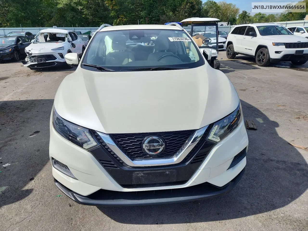 2021 NISSAN QASHQAI VIN JN1BJ1BWXMW669654 — фото 5
