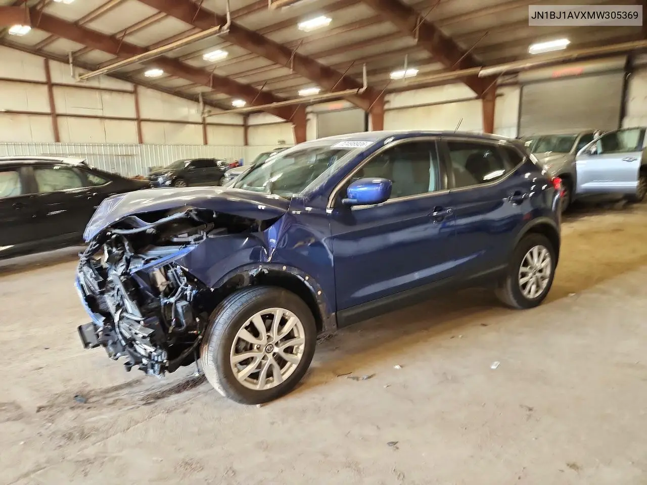 NISSAN QASHQAI 2021, VIN JN1BJ1AVXMW305369