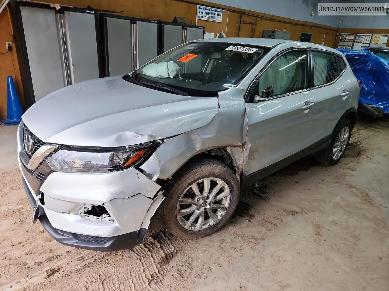 NISSAN QASHQAI 2021, VIN JN1BJ1AW0MW665081