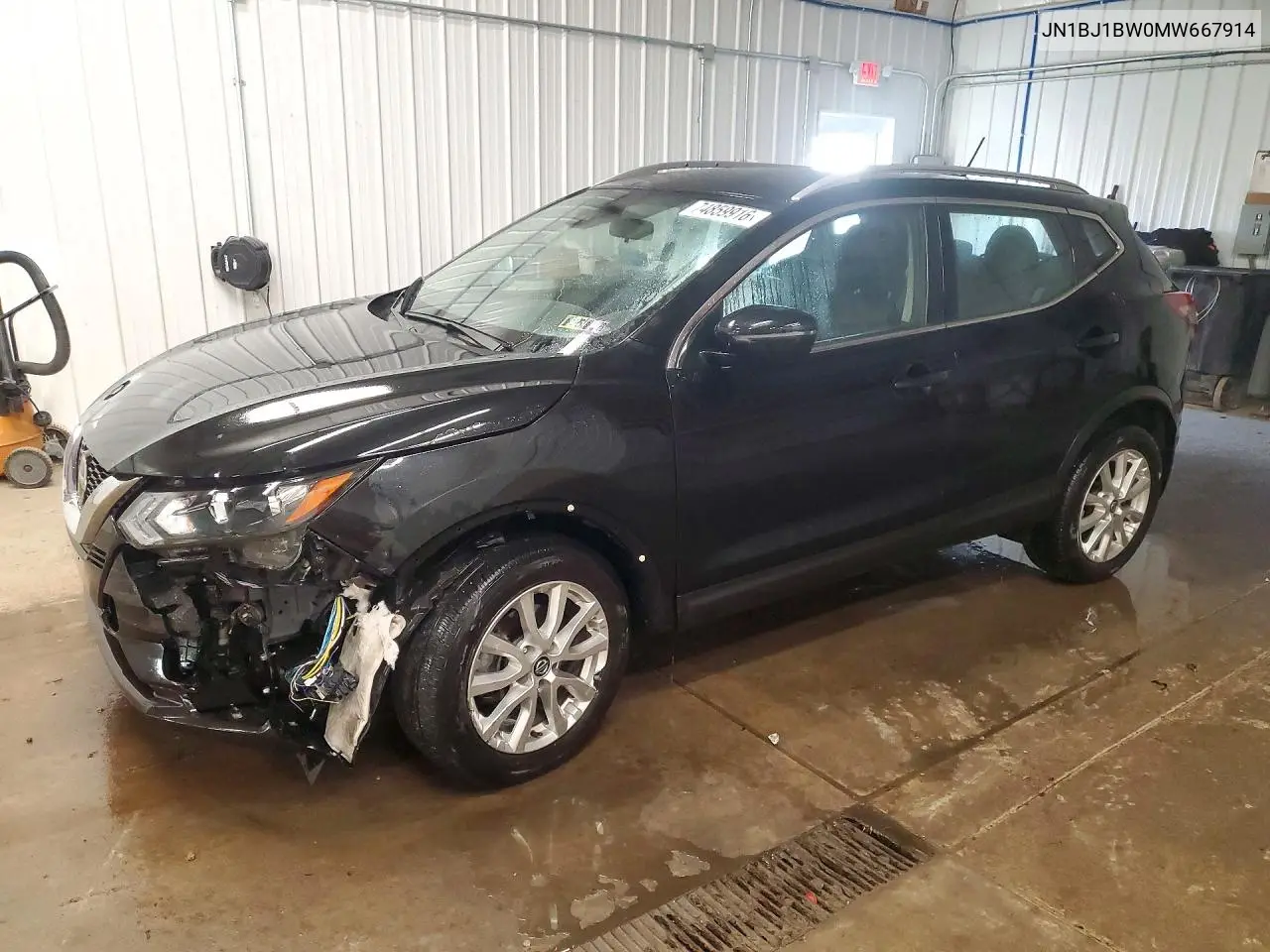 NISSAN QASHQAI 2021, VIN JN1BJ1BW0MW667914