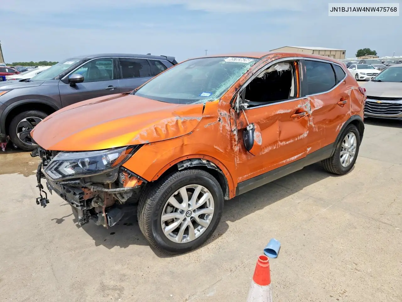 NISSAN QASHQAI 2022, VIN JN1BJ1AW4NW475768