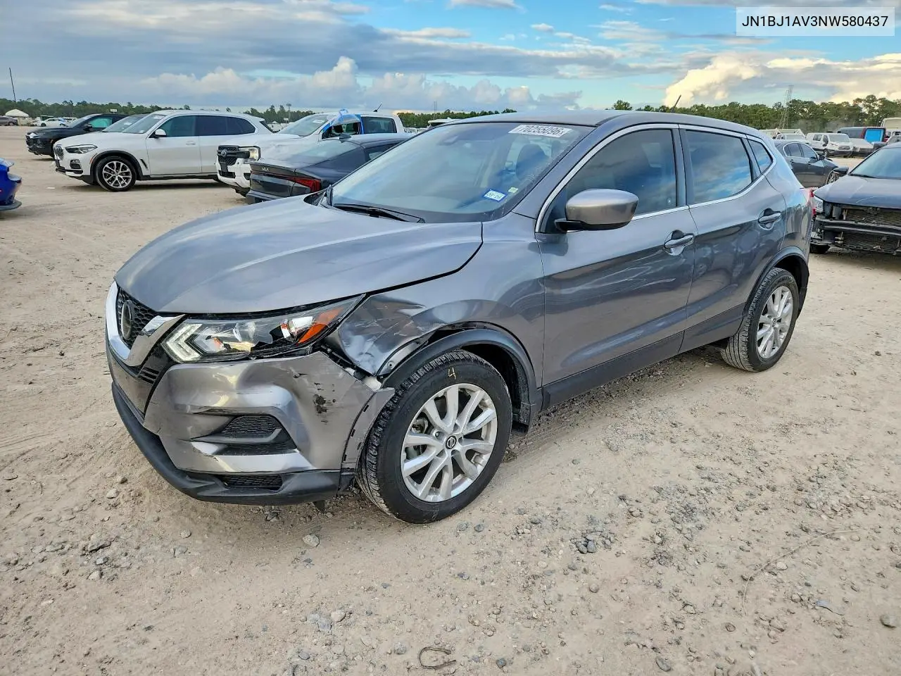 NISSAN QASHQAI 2022, VIN JN1BJ1AV3NW580437