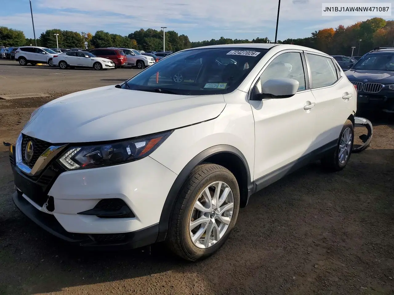 NISSAN QASHQAI 2022, VIN JN1BJ1AW4NW471087