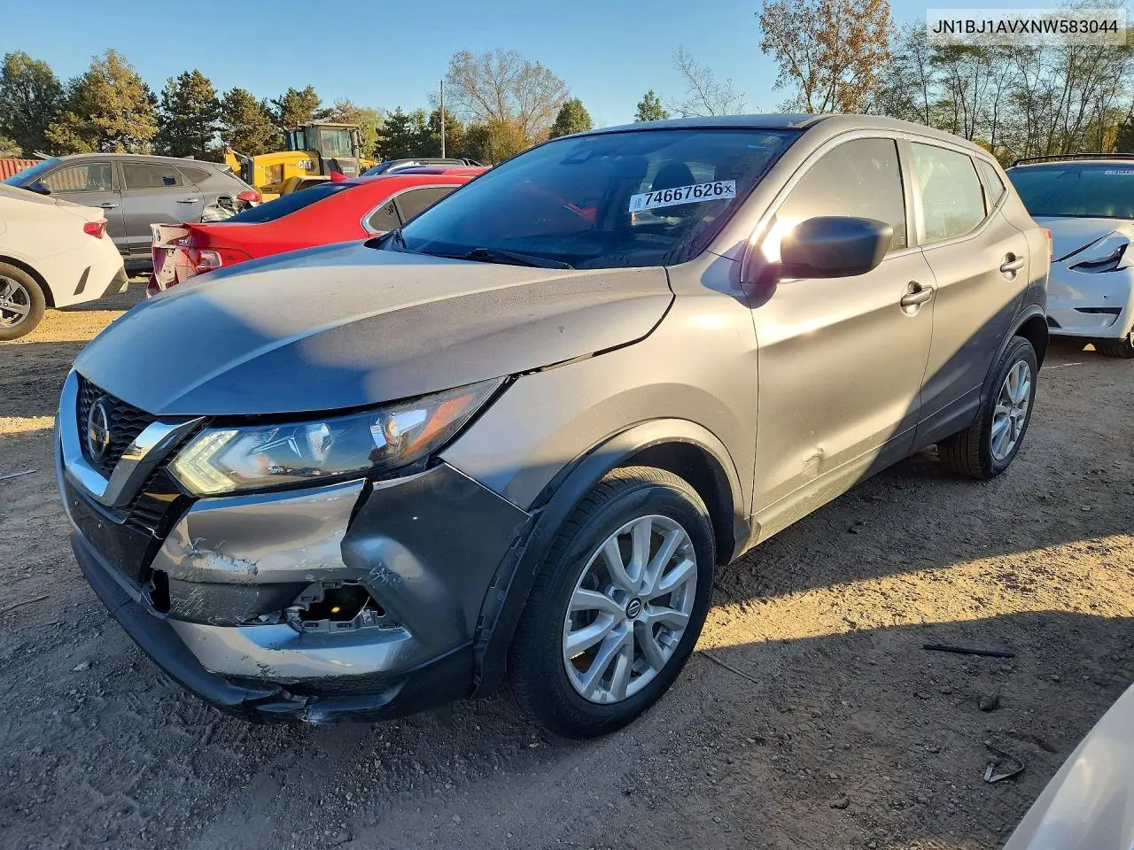 NISSAN QASHQAI 2022, VIN JN1BJ1AVXNW583044