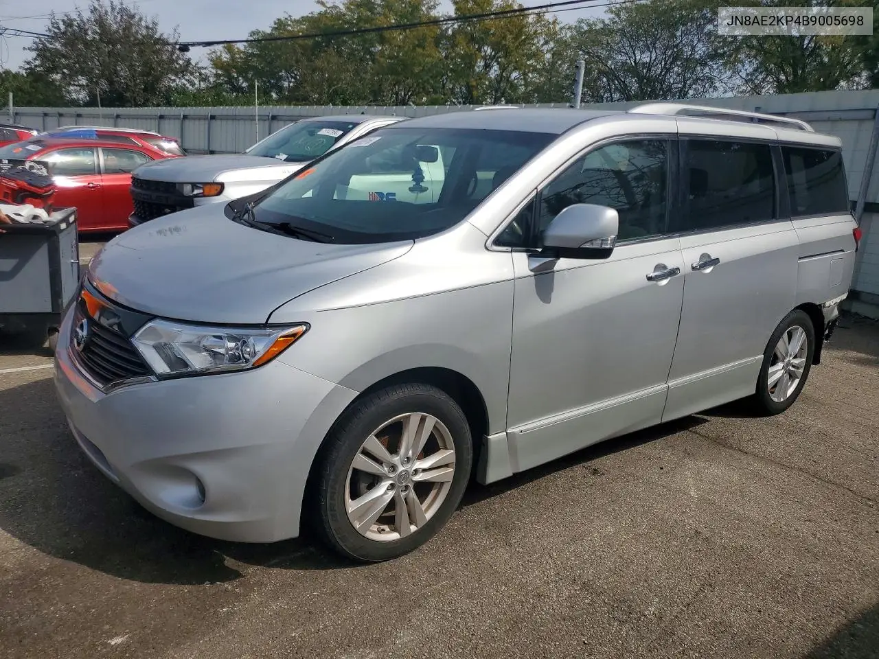 NISSAN QUEST 2011, VIN JN8AE2KP4B9005698
