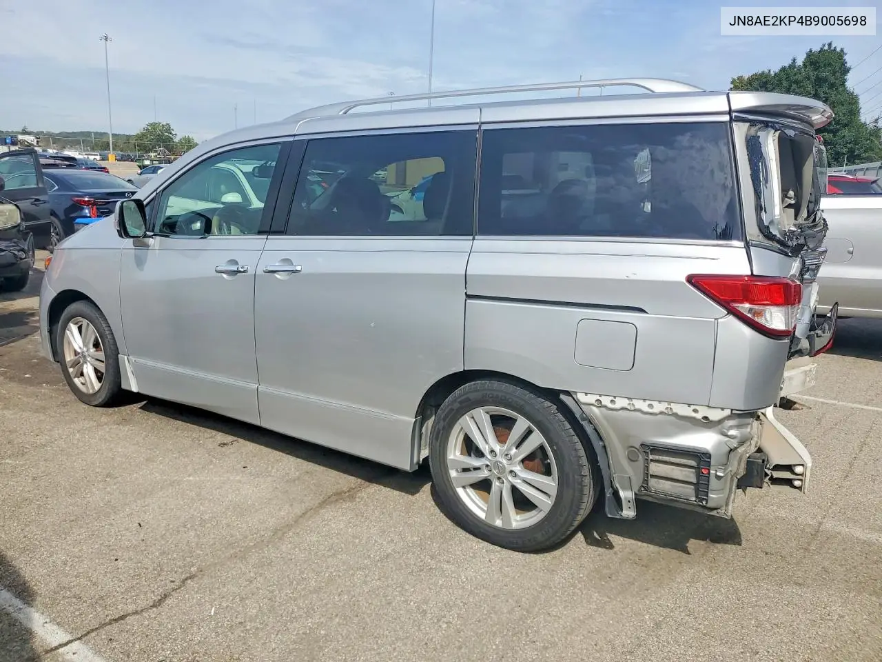 2011 NISSAN QUEST VIN JN8AE2KP4B9005698 — фото 2