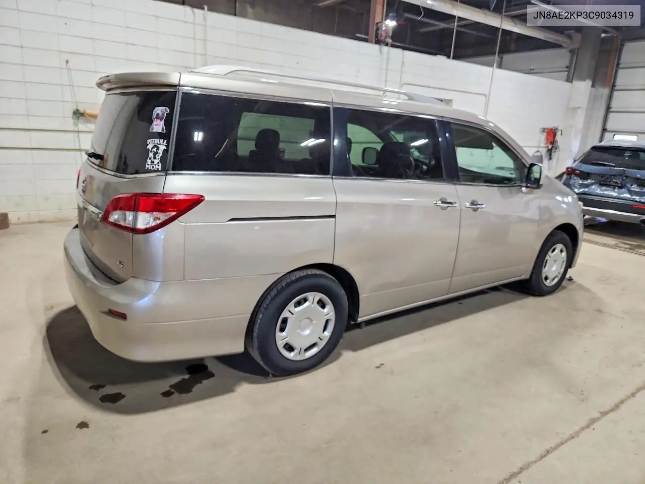 2012 NISSAN QUEST VIN JN8AE2KP3C9034319 — фото 3