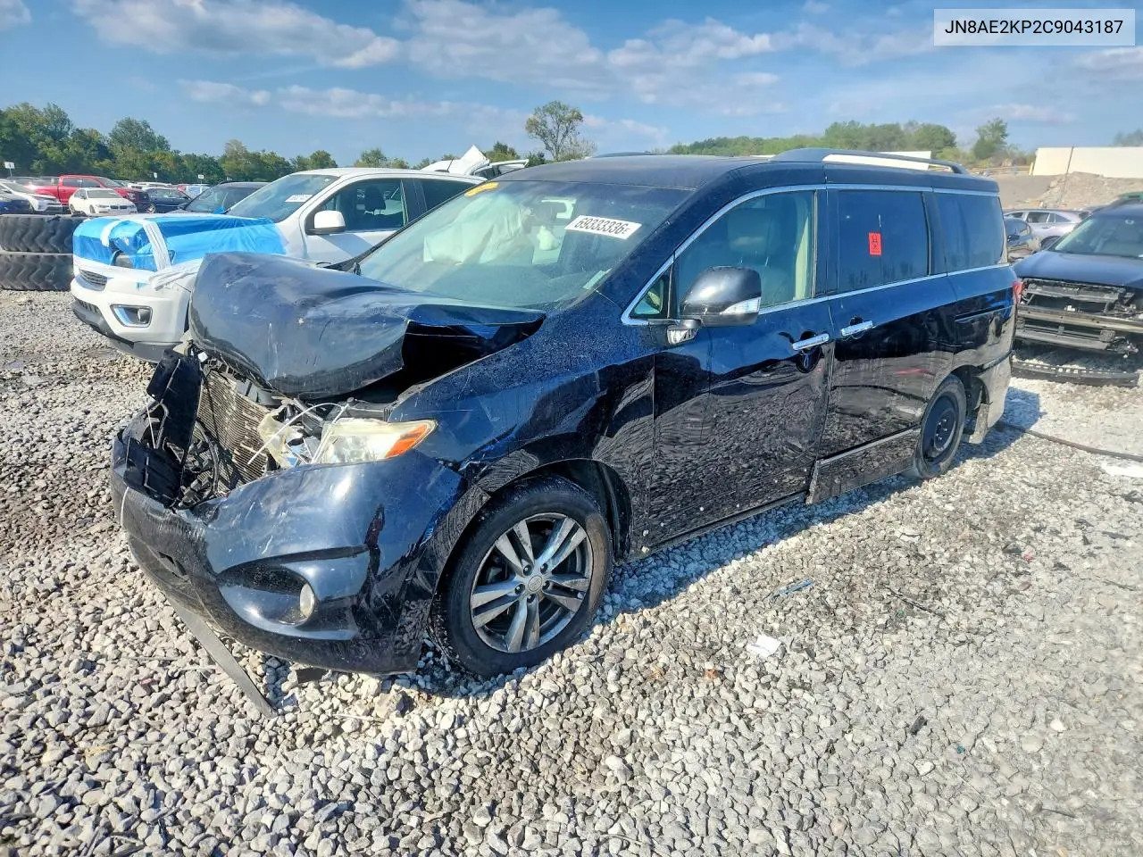 NISSAN QUEST 2012, VIN JN8AE2KP2C9043187