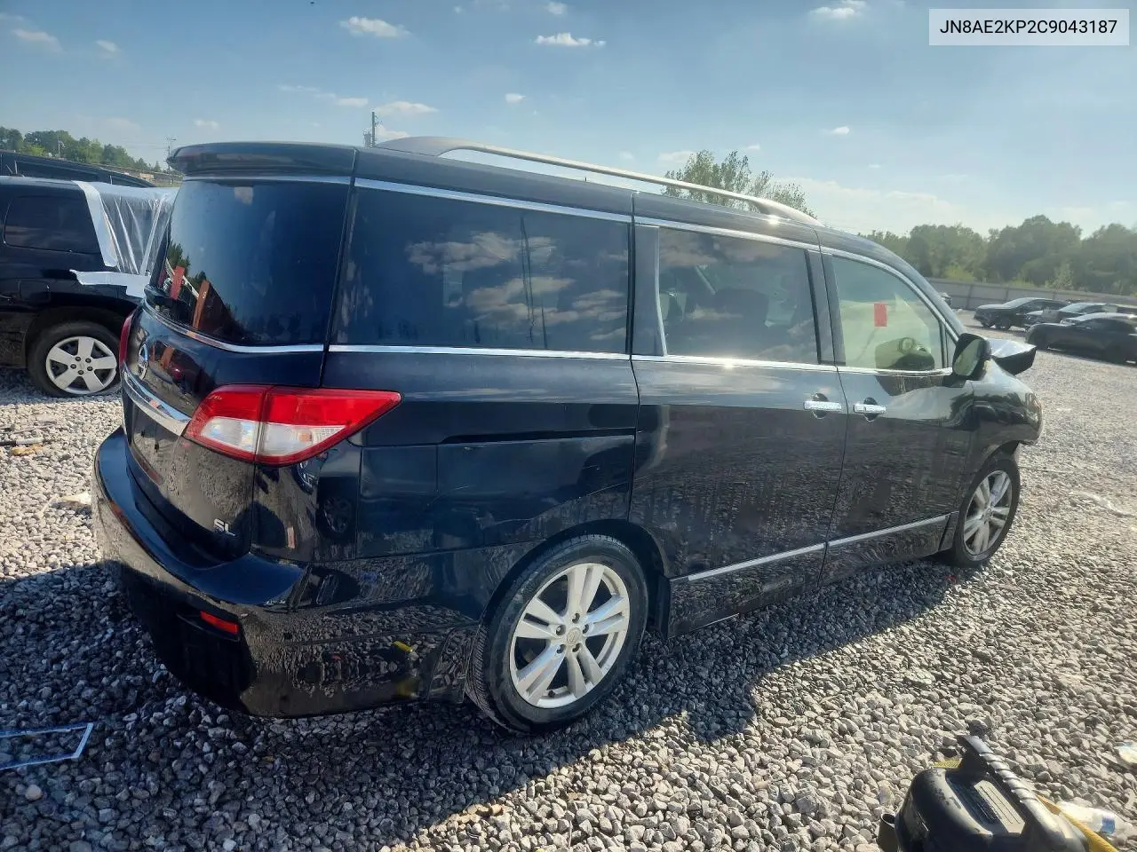 2012 NISSAN QUEST VIN JN8AE2KP2C9043187 — фото 3
