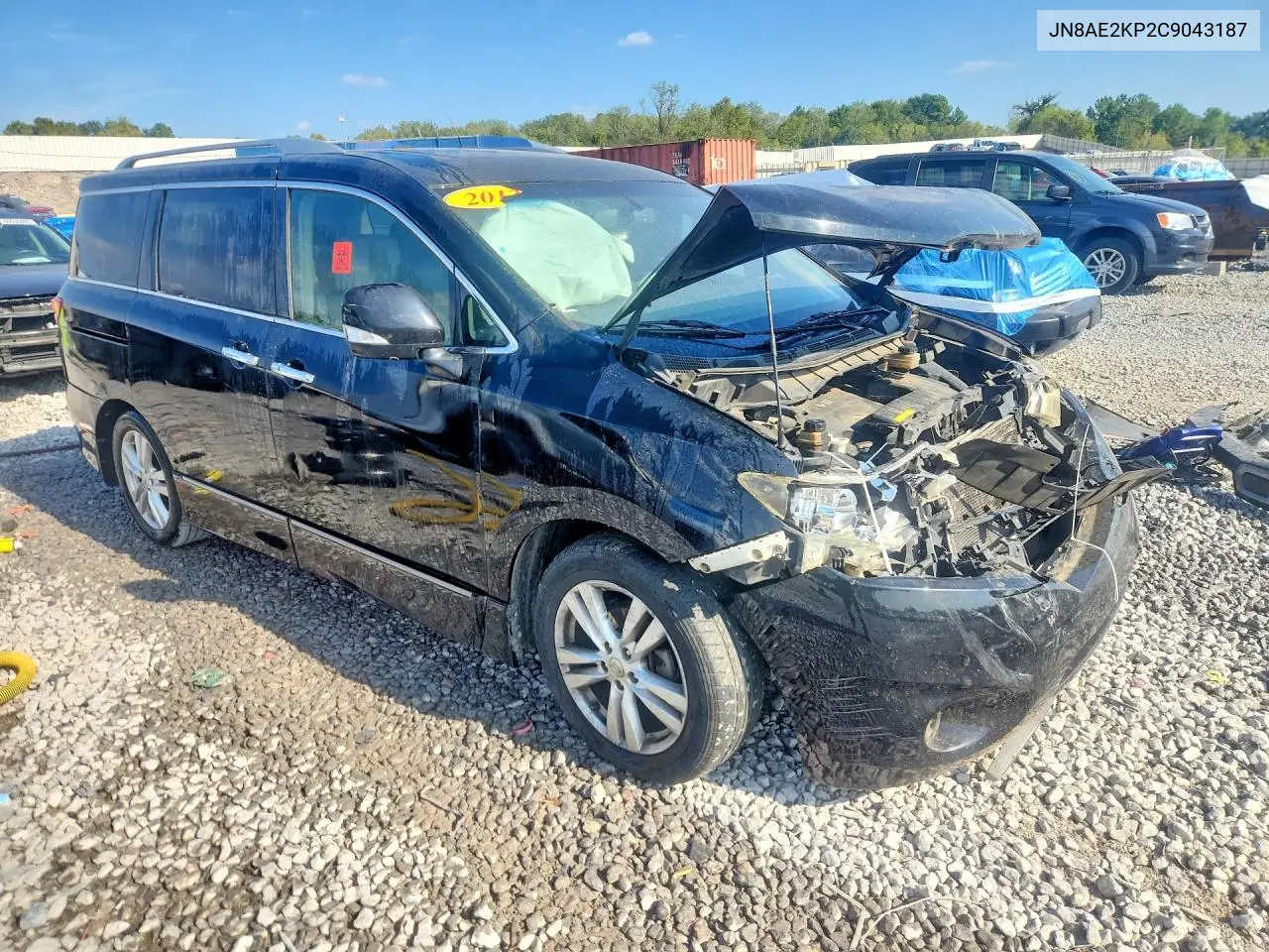 2012 NISSAN QUEST VIN JN8AE2KP2C9043187 — фото 4