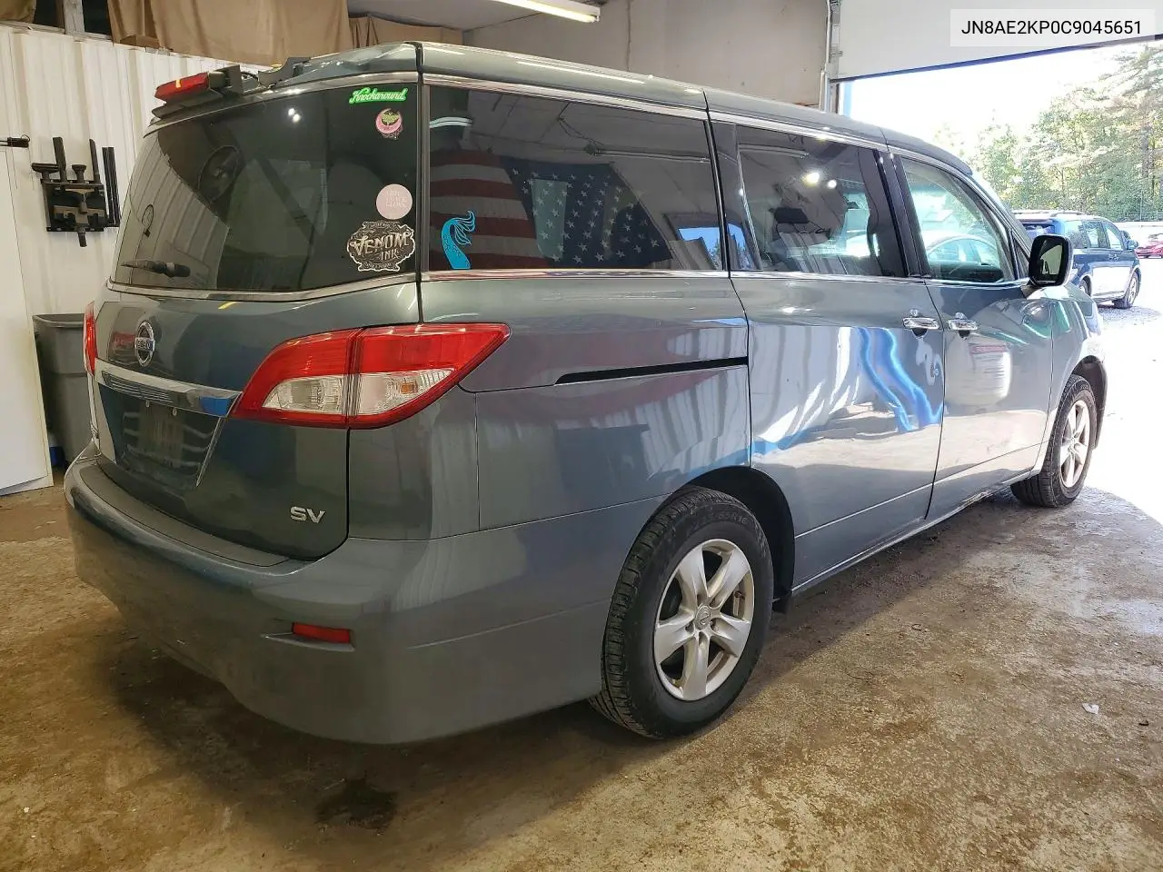 2012 NISSAN QUEST VIN JN8AE2KP0C9045651 — фото 3