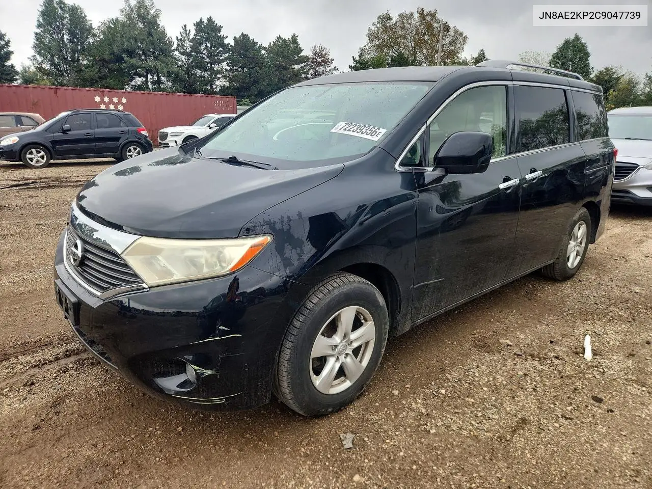 NISSAN QUEST 2012, VIN JN8AE2KP2C9047739