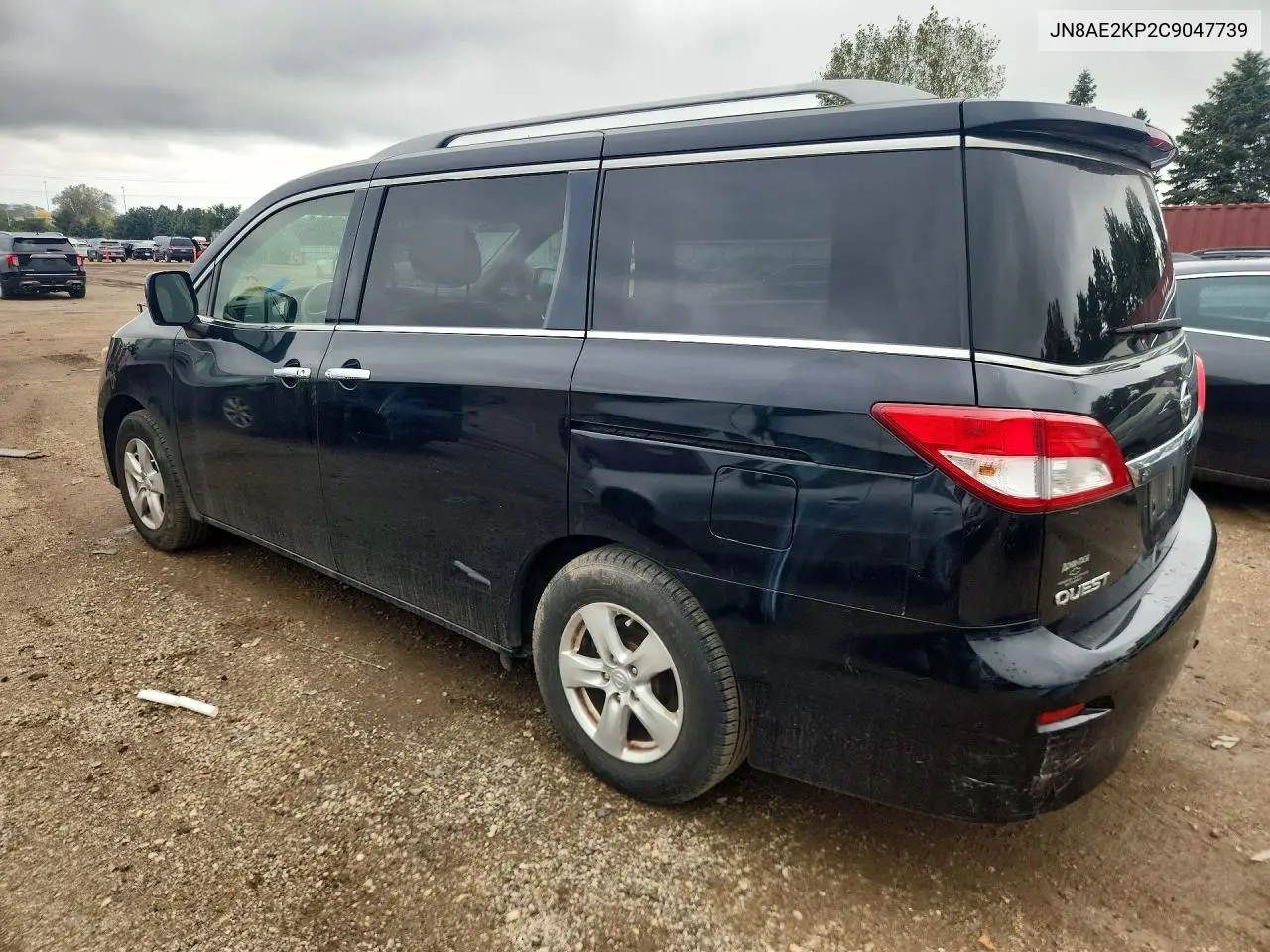 2012 NISSAN QUEST VIN JN8AE2KP2C9047739 — фото 2