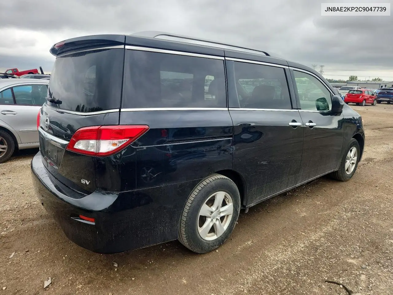 2012 NISSAN QUEST VIN JN8AE2KP2C9047739 — фото 3