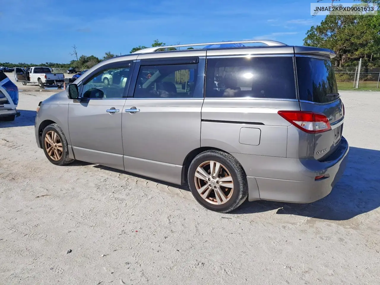 2013 NISSAN QUEST VIN JN8AE2KPXD9061633 — фото 2