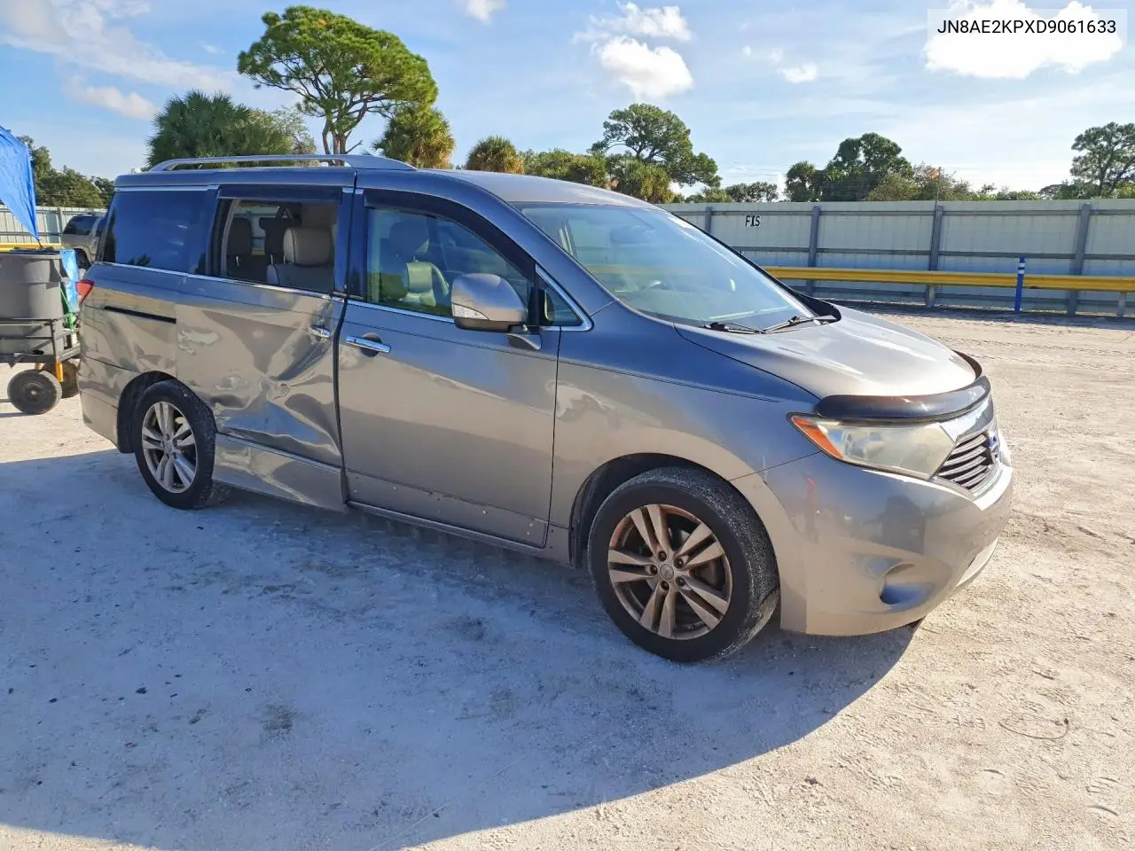 2013 NISSAN QUEST VIN JN8AE2KPXD9061633 — фото 4