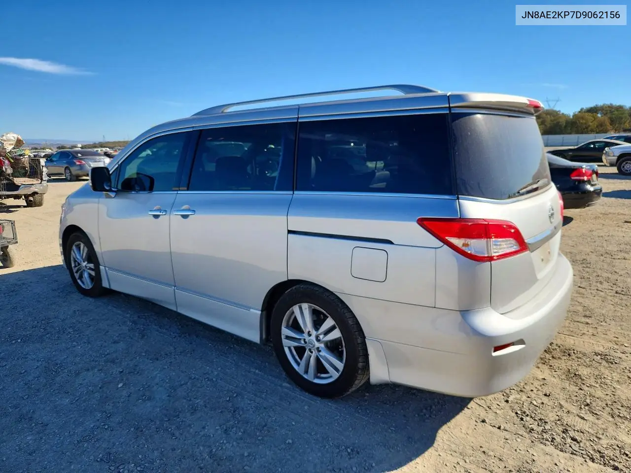 2013 NISSAN QUEST VIN JN8AE2KP7D9062156 — фото 2