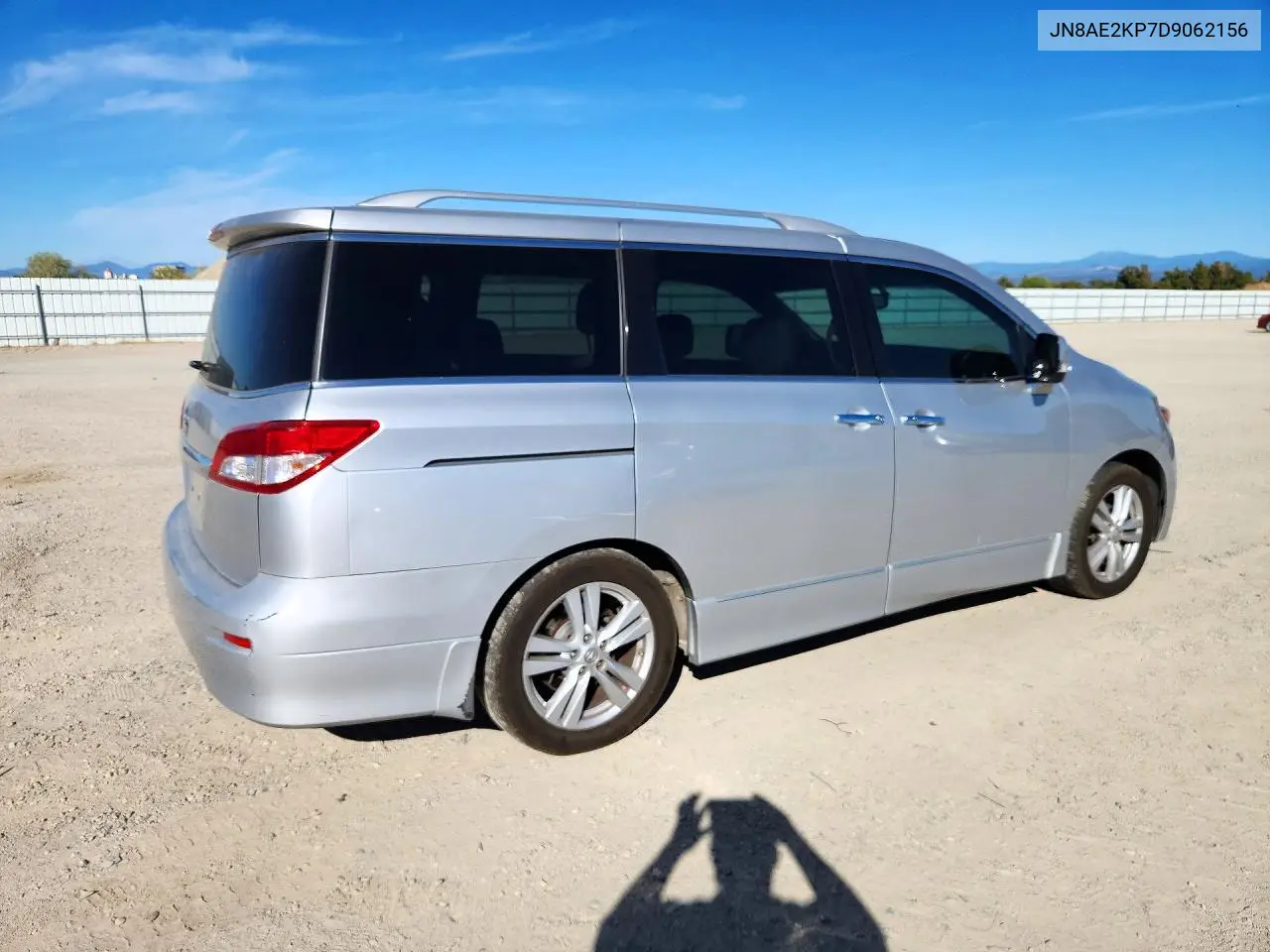 2013 NISSAN QUEST VIN JN8AE2KP7D9062156 — фото 3