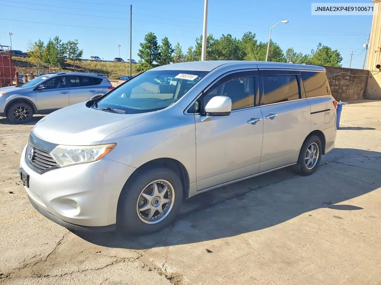 NISSAN QUEST 2014, VIN JN8AE2KP4E9100671