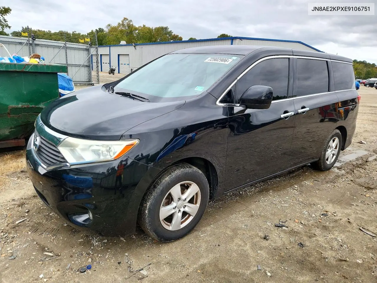 NISSAN QUEST 2014, VIN JN8AE2KPXE9106751