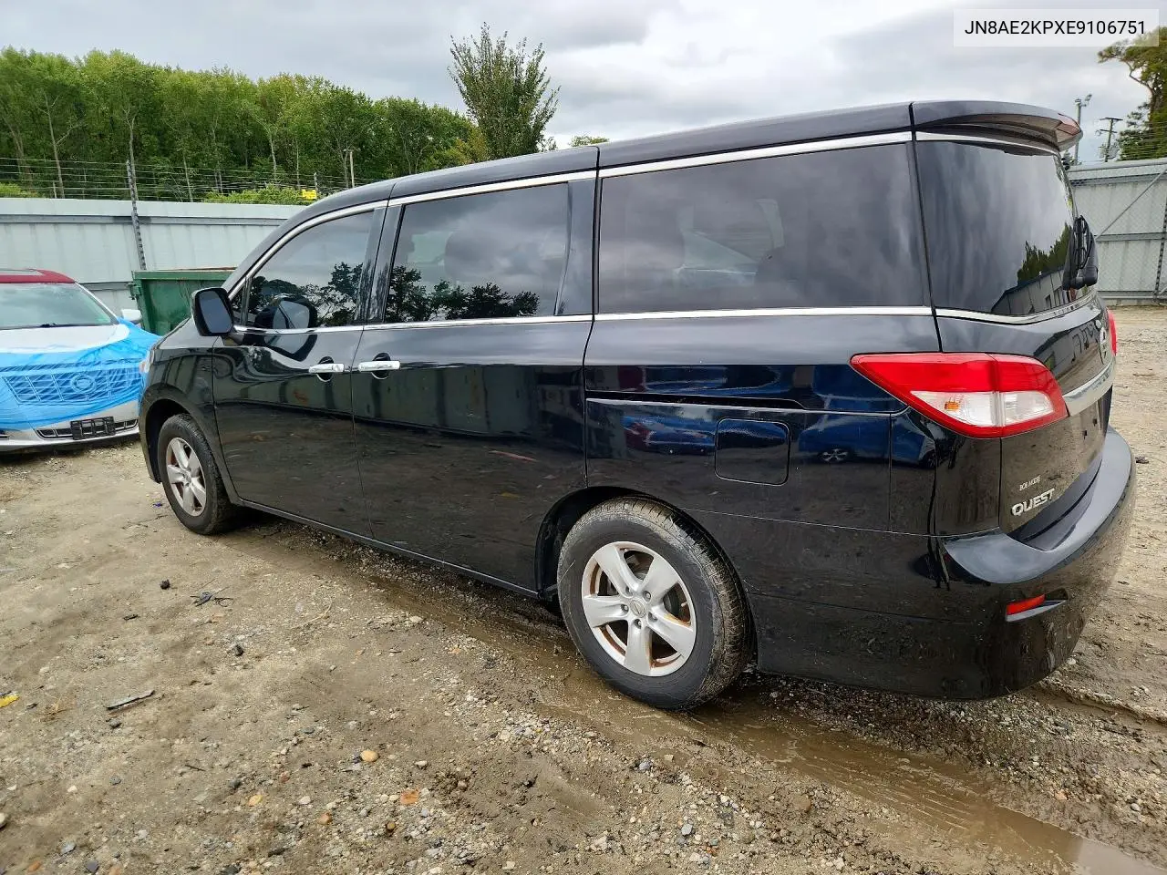 2014 NISSAN QUEST VIN JN8AE2KPXE9106751 — фото 2