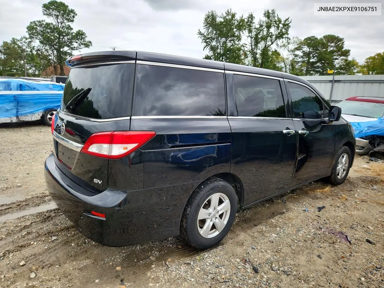 2014 NISSAN QUEST VIN JN8AE2KPXE9106751 — фото 3