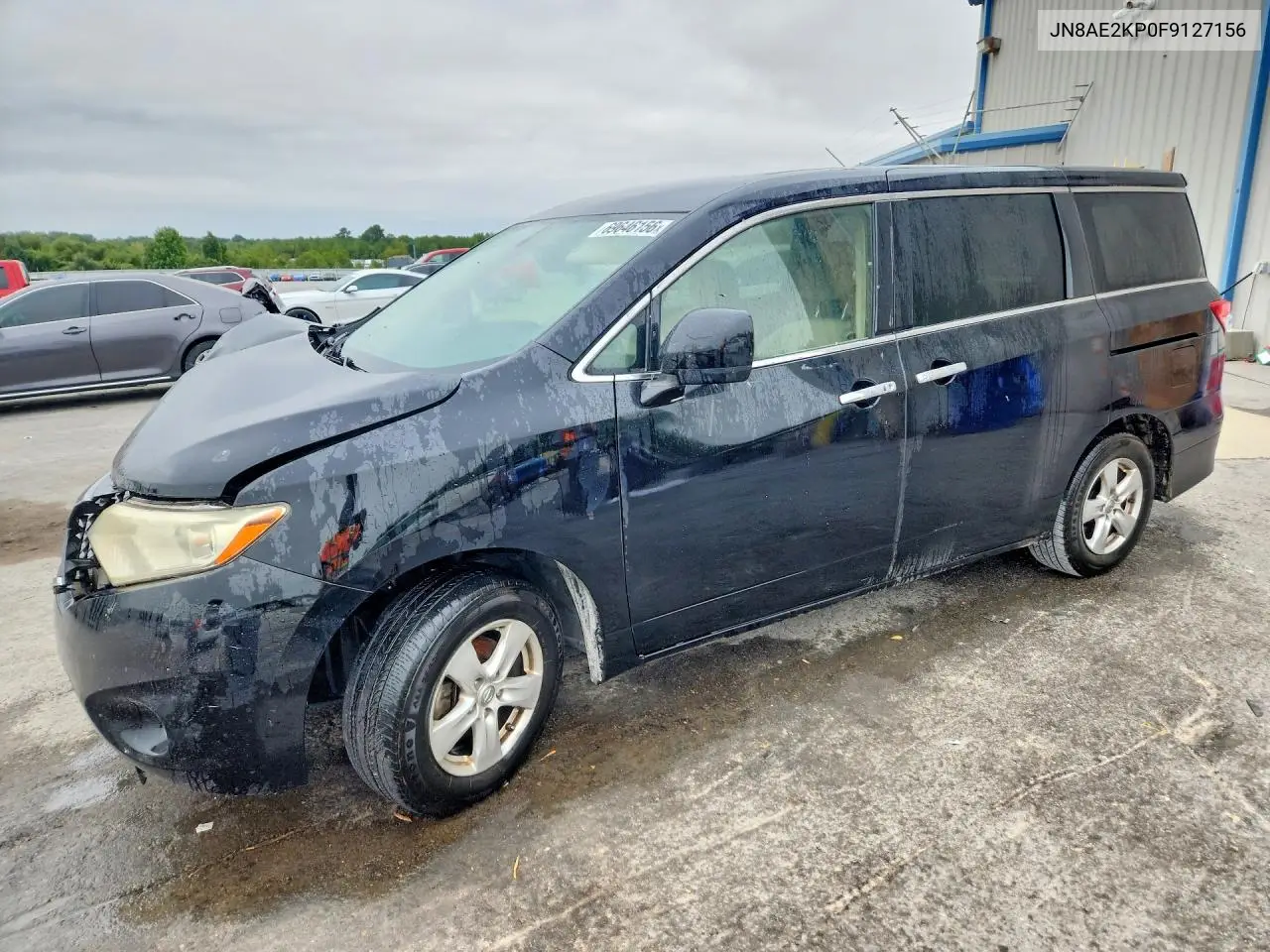NISSAN QUEST 2015, VIN JN8AE2KP0F9127156