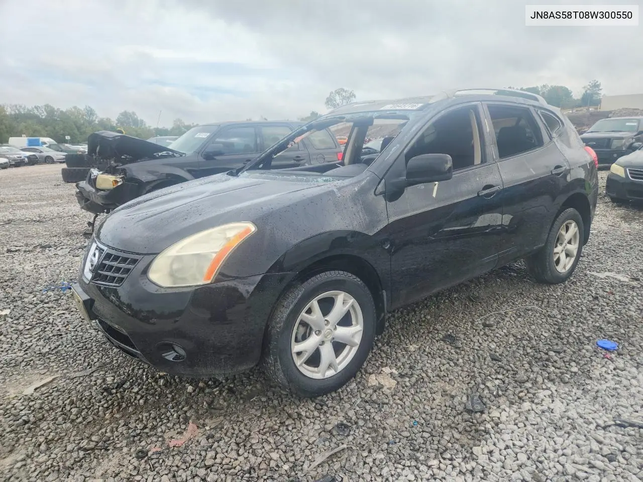 NISSAN ROGUE 2008, VIN JN8AS58T08W300550