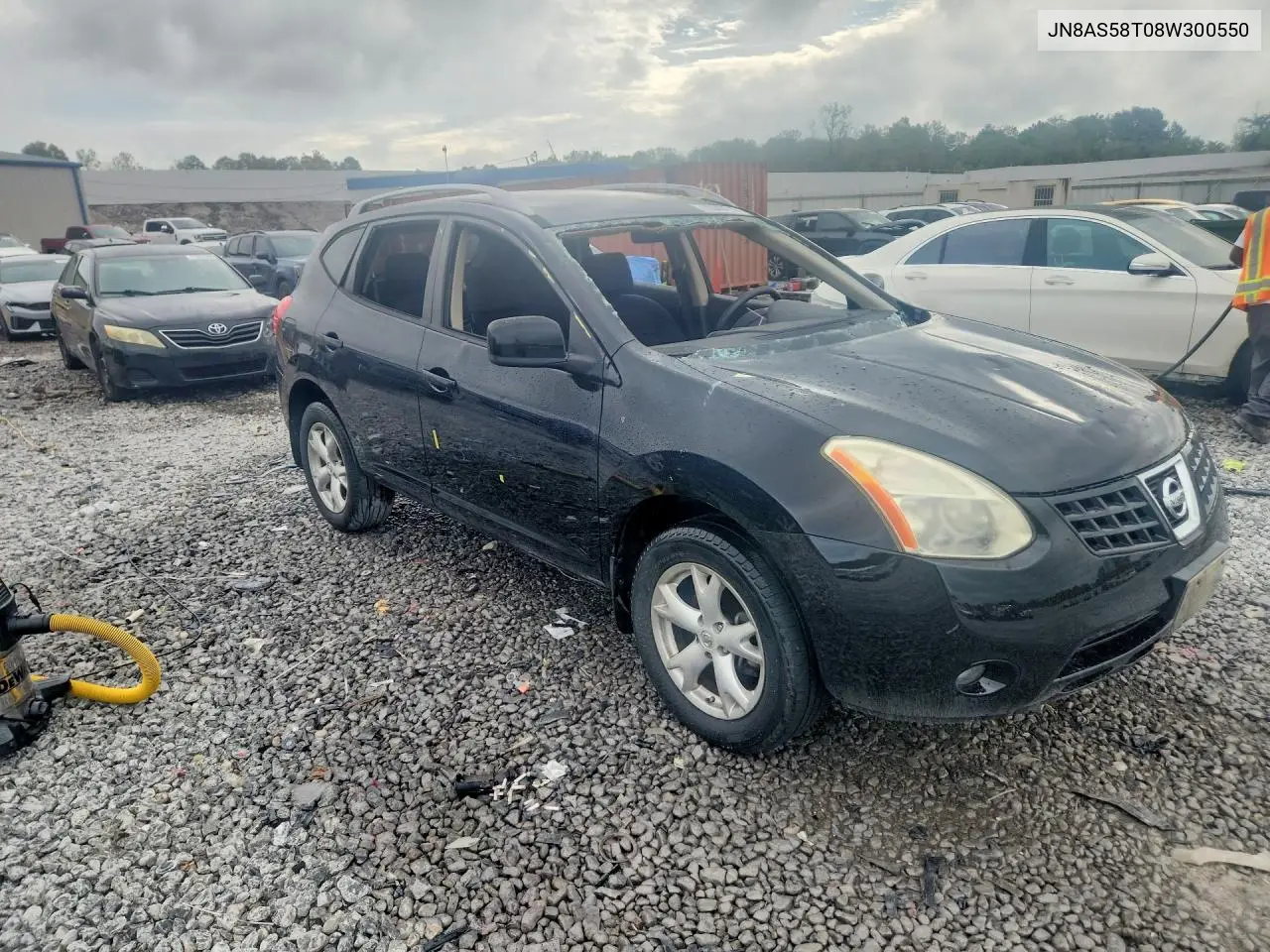 2008 NISSAN ROGUE VIN JN8AS58T08W300550 — фото 4
