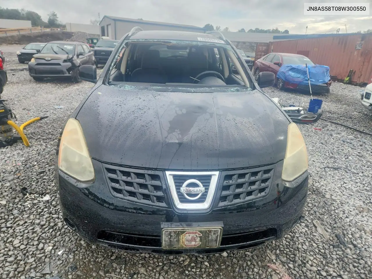 2008 NISSAN ROGUE VIN JN8AS58T08W300550 — фото 5