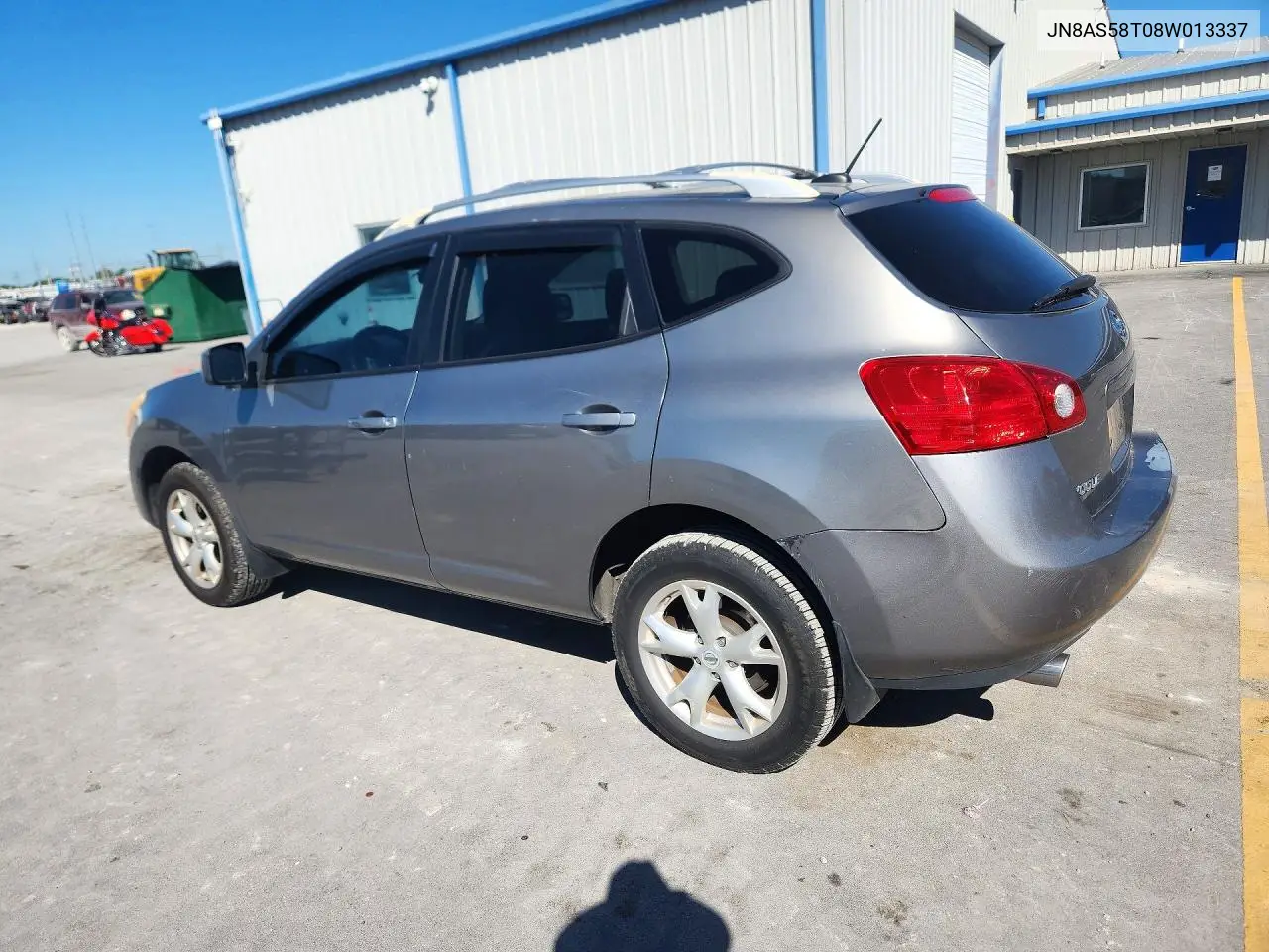 2008 NISSAN ROGUE VIN JN8AS58T08W013337 — фото 2
