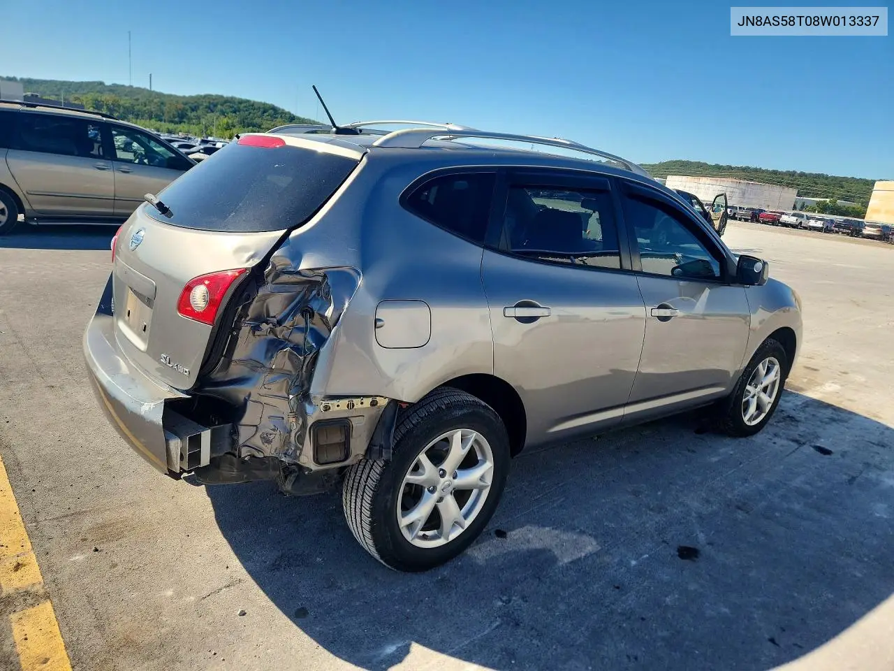 2008 NISSAN ROGUE VIN JN8AS58T08W013337 — фото 3