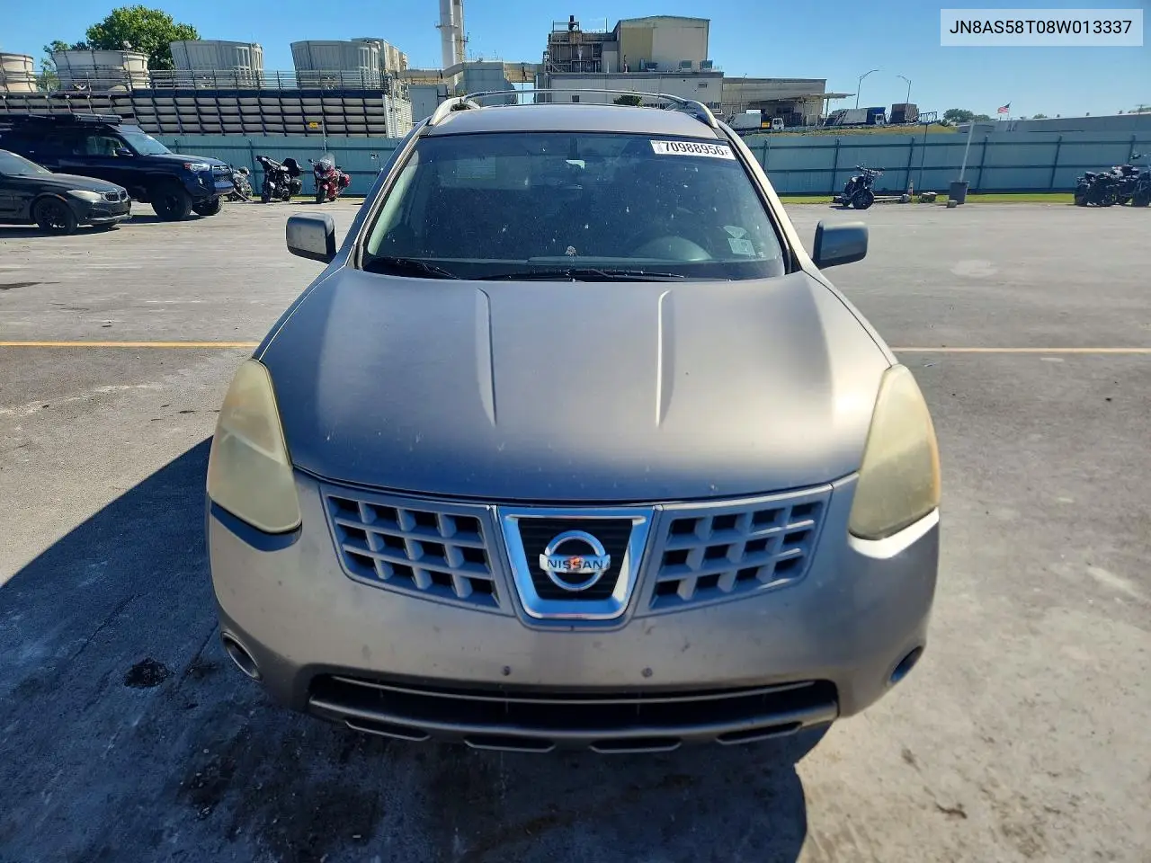 2008 NISSAN ROGUE VIN JN8AS58T08W013337 — фото 5