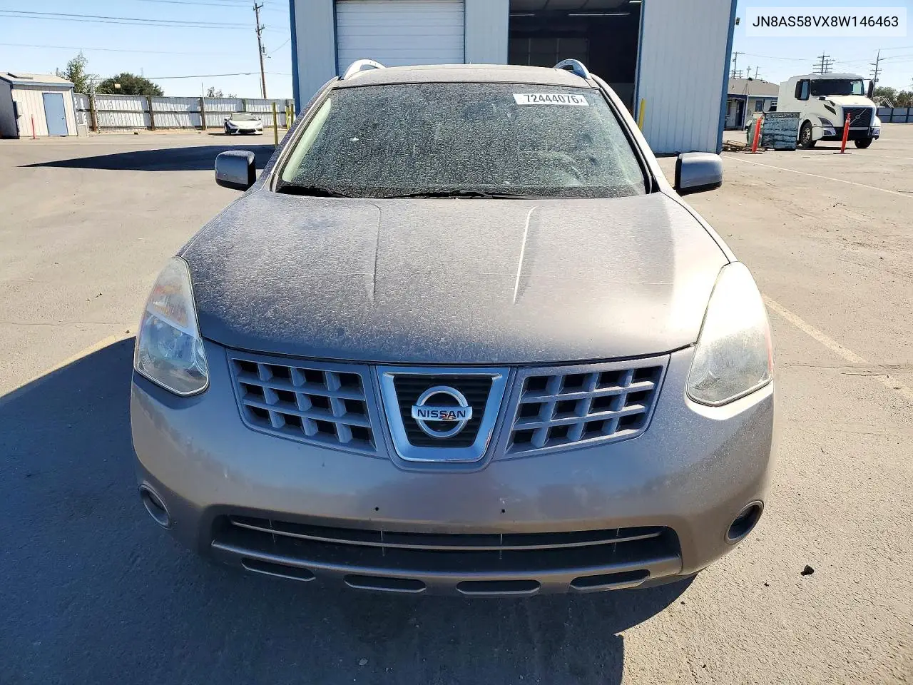 2008 NISSAN ROGUE VIN JN8AS58VX8W146463 — фото 5