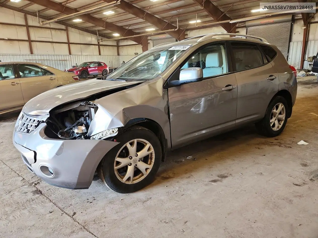 NISSAN ROGUE 2008, VIN JN8AS58V78W128468