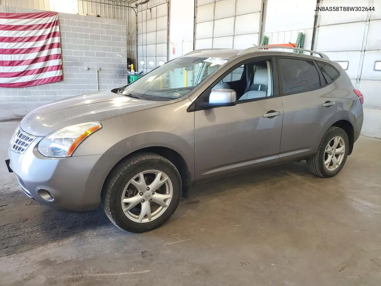 NISSAN ROGUE 2008, VIN JN8AS58T88W302644