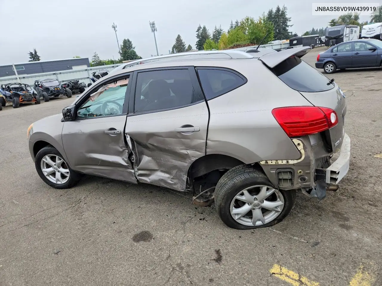 2009 NISSAN ROGUE VIN JN8AS58V09W439919 — фото 2