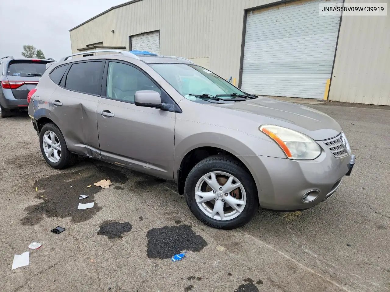 2009 NISSAN ROGUE VIN JN8AS58V09W439919 — фото 4