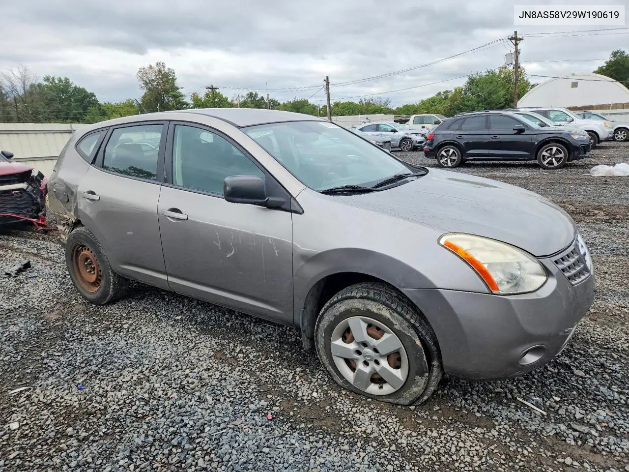 2009 NISSAN ROGUE VIN JN8AS58V29W190619 — фото 4