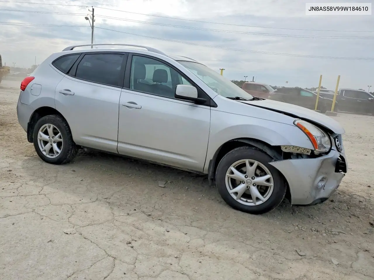 2009 NISSAN ROGUE VIN JN8AS58V99W184610 — фото 4