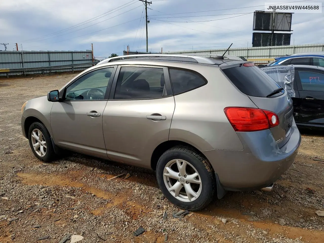 2009 NISSAN ROGUE VIN JN8AS58V49W445688 — фото 2