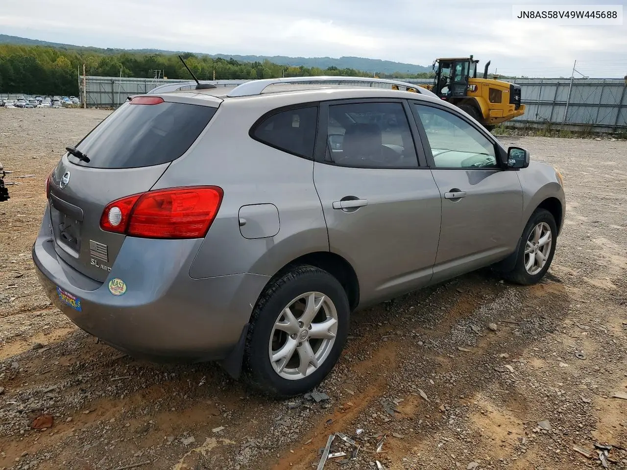 2009 NISSAN ROGUE VIN JN8AS58V49W445688 — фото 3