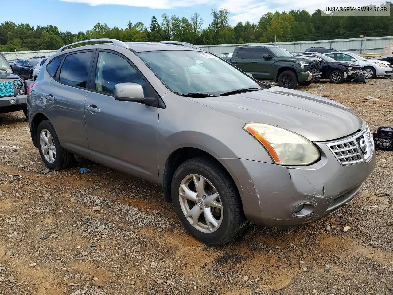 2009 NISSAN ROGUE VIN JN8AS58V49W445688 — фото 4