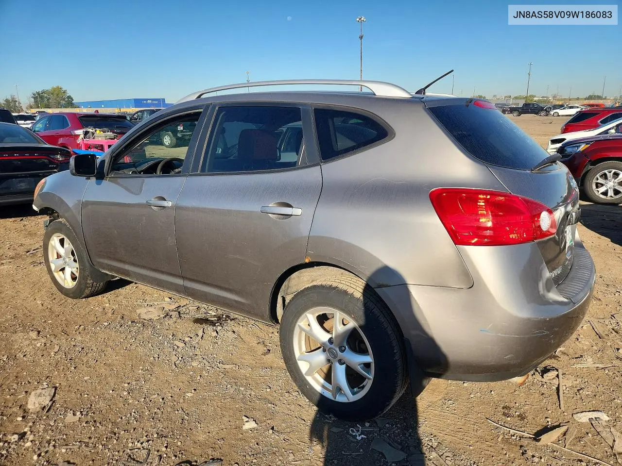 2009 NISSAN ROGUE VIN JN8AS58V09W186083 — фото 2