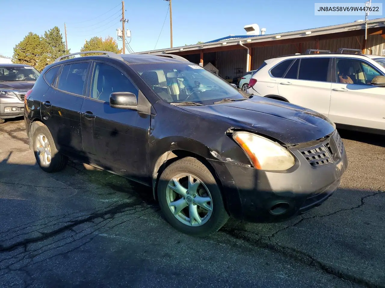 2009 NISSAN ROGUE VIN JN8AS58V69W447622 — фото 4
