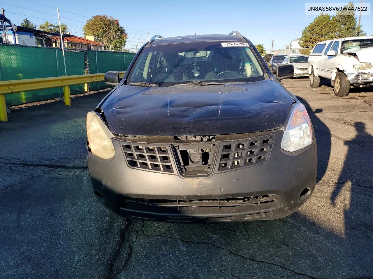 2009 NISSAN ROGUE VIN JN8AS58V69W447622 — фото 5