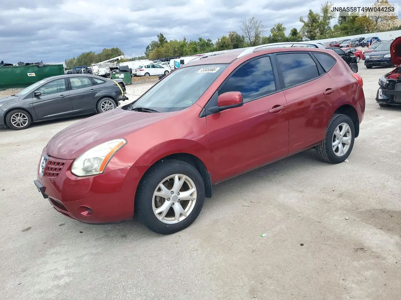 NISSAN ROGUE 2009, VIN JN8AS58T49W044253