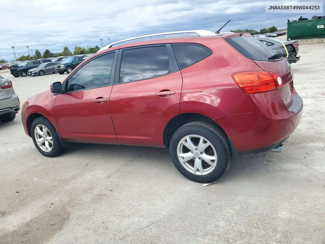 2009 NISSAN ROGUE VIN JN8AS58T49W044253 — фото 2